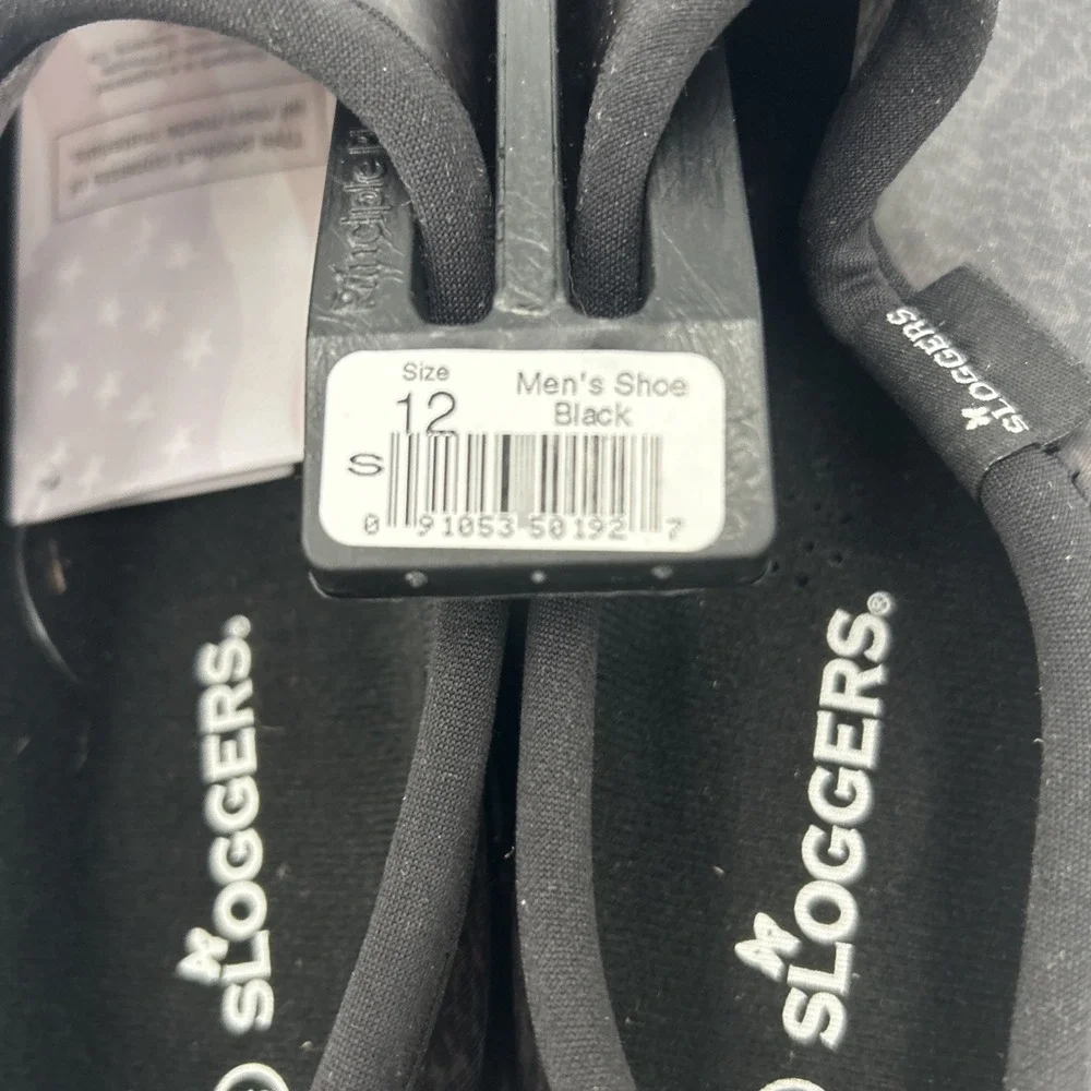 Sloggers Waterproof Work Shoe Men's Size 12 Slip On Garden Rain Black New No Box